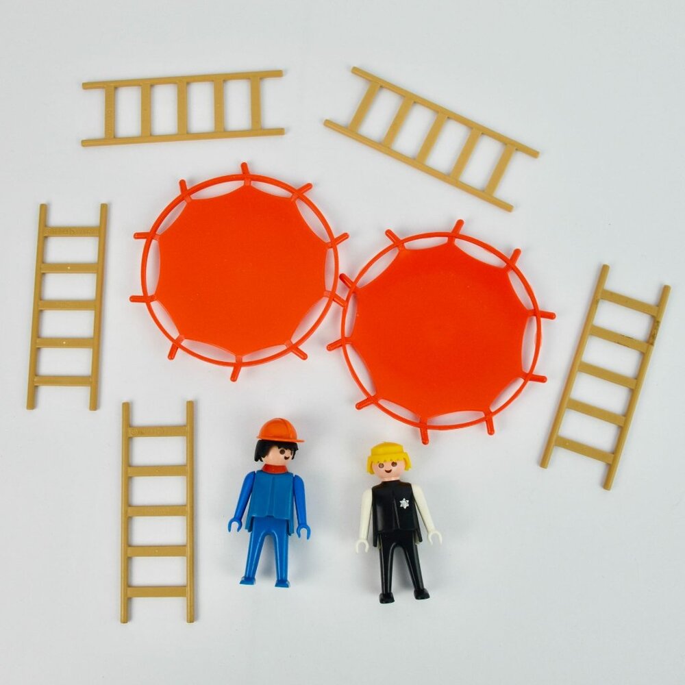 Playmobil Fire Fighters Assorted Pieces Vintage Lot